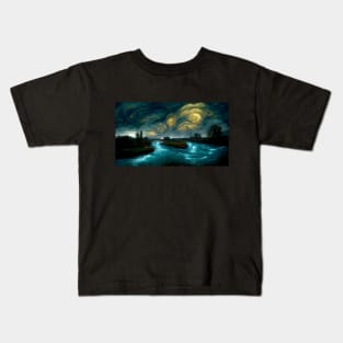 The Sky of Vincent Van Gogh (Day42) Kids T-Shirt